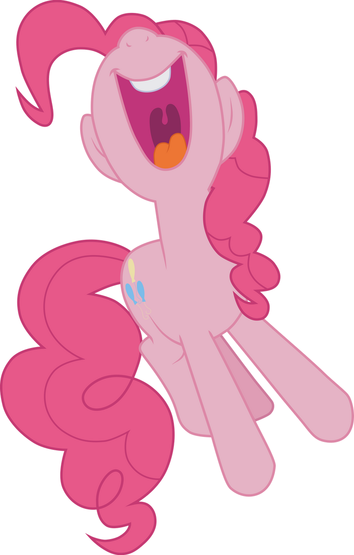 Pinkie Pie yelling kumquat (Vector) by Chrzanek97