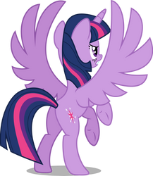 Twilight spreading wings (Vector)