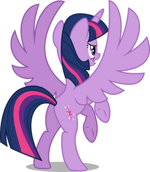 Twilight spreading wings (Vector)