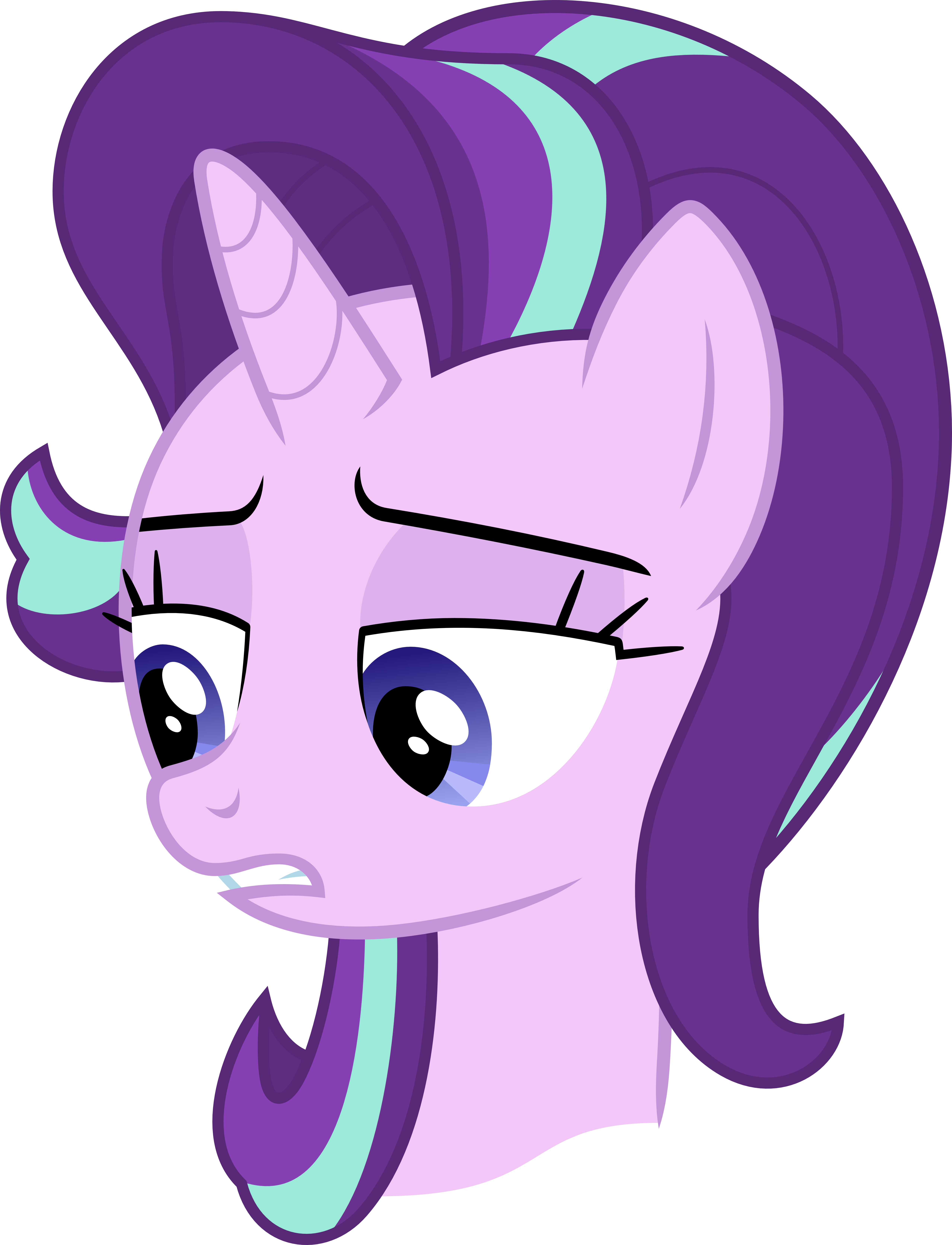 Starlight Glimmer new mane style (Vector) by Chrzanek97