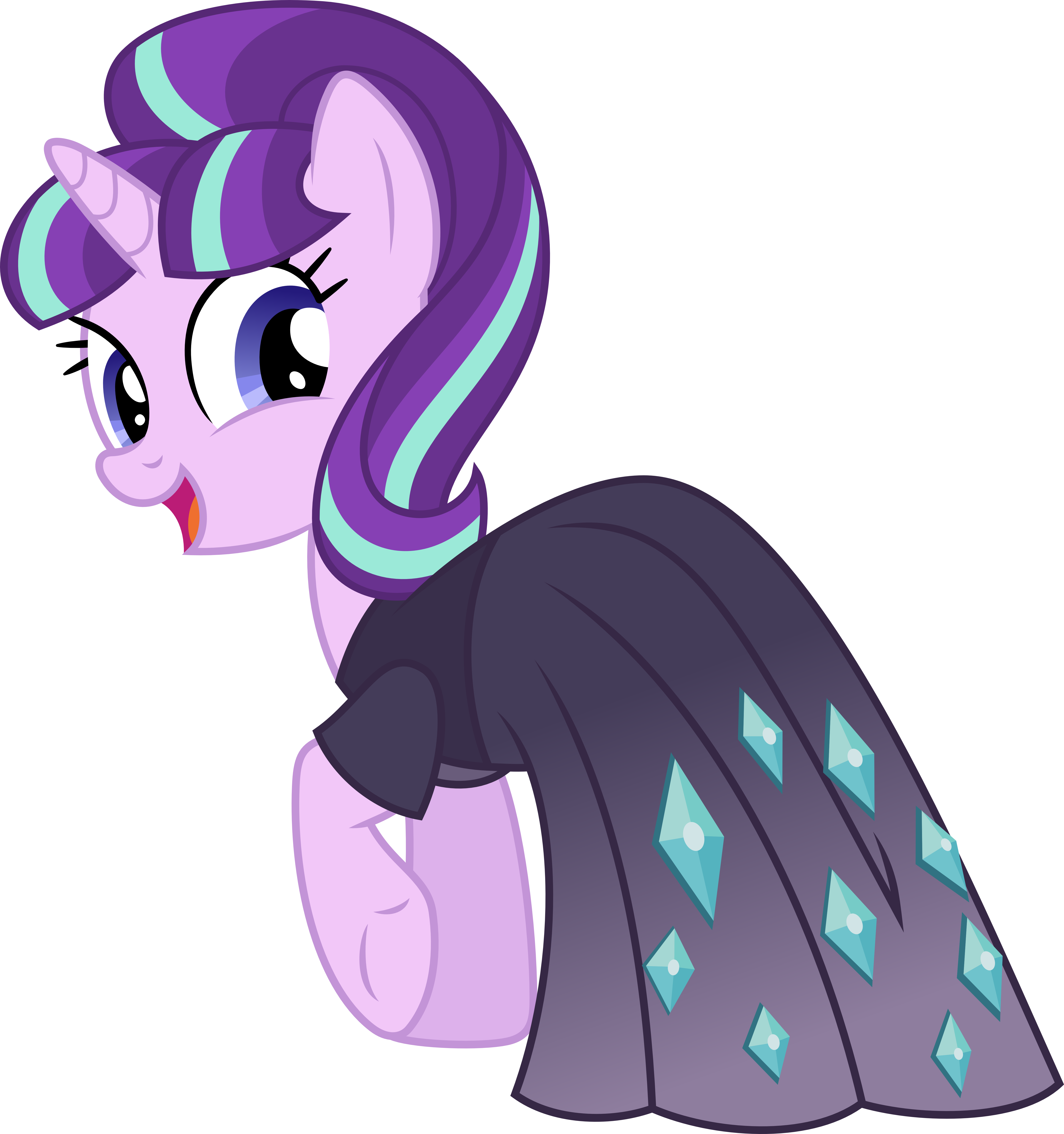 Starlight Glimmer in a dress (Vector) by Chrzanek97 on DeviantArt