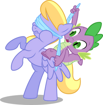 Spike and his prey (Vector) by Fruft