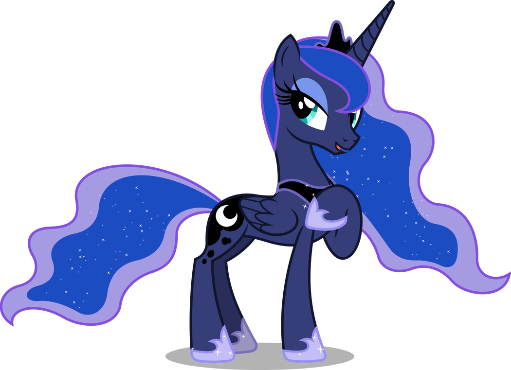 Princess Luna cute (Vector) by Fruft on DeviantArt