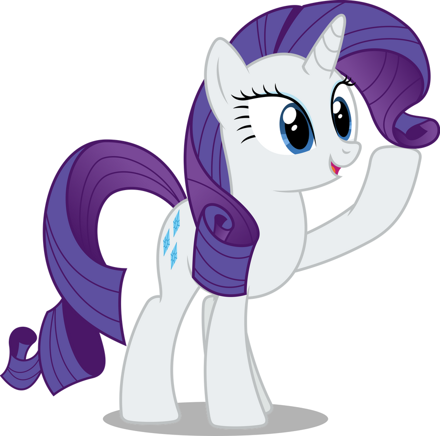 Rarity (MLP 10th anniversary vector) by Fruft on DeviantArt