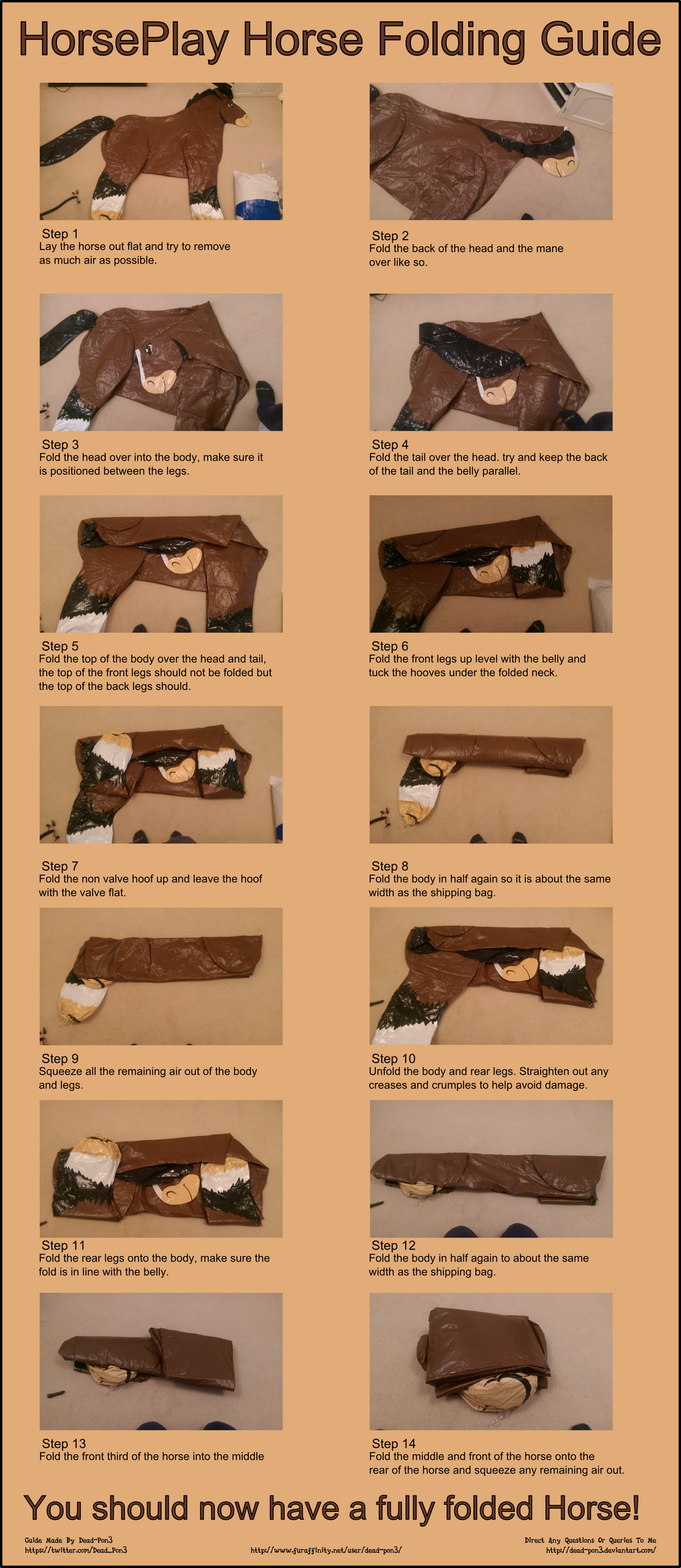 HorsePlay Horse Folding Guide