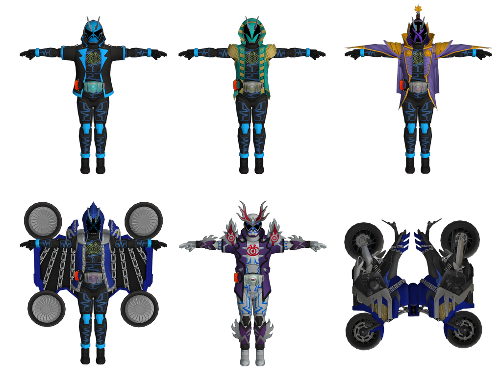 Kamen Rider Specter Model Rigged Climax Fighters by MrMarveller83 on ...