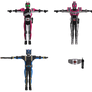 Kamen Rider Decade 3D Model Rigged Climax Fighters