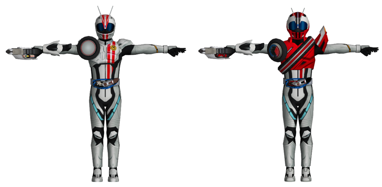 Kamen Rider Mach 3D Model Rigged Climax Fighters by MrMarveller83 on ...