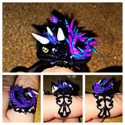 Spikey Dragon Ring