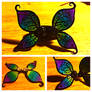 Peacock Butterfly Earrings