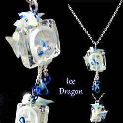 Ice Crystal Dragon necklace