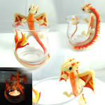 Fire Dragon Candle holder