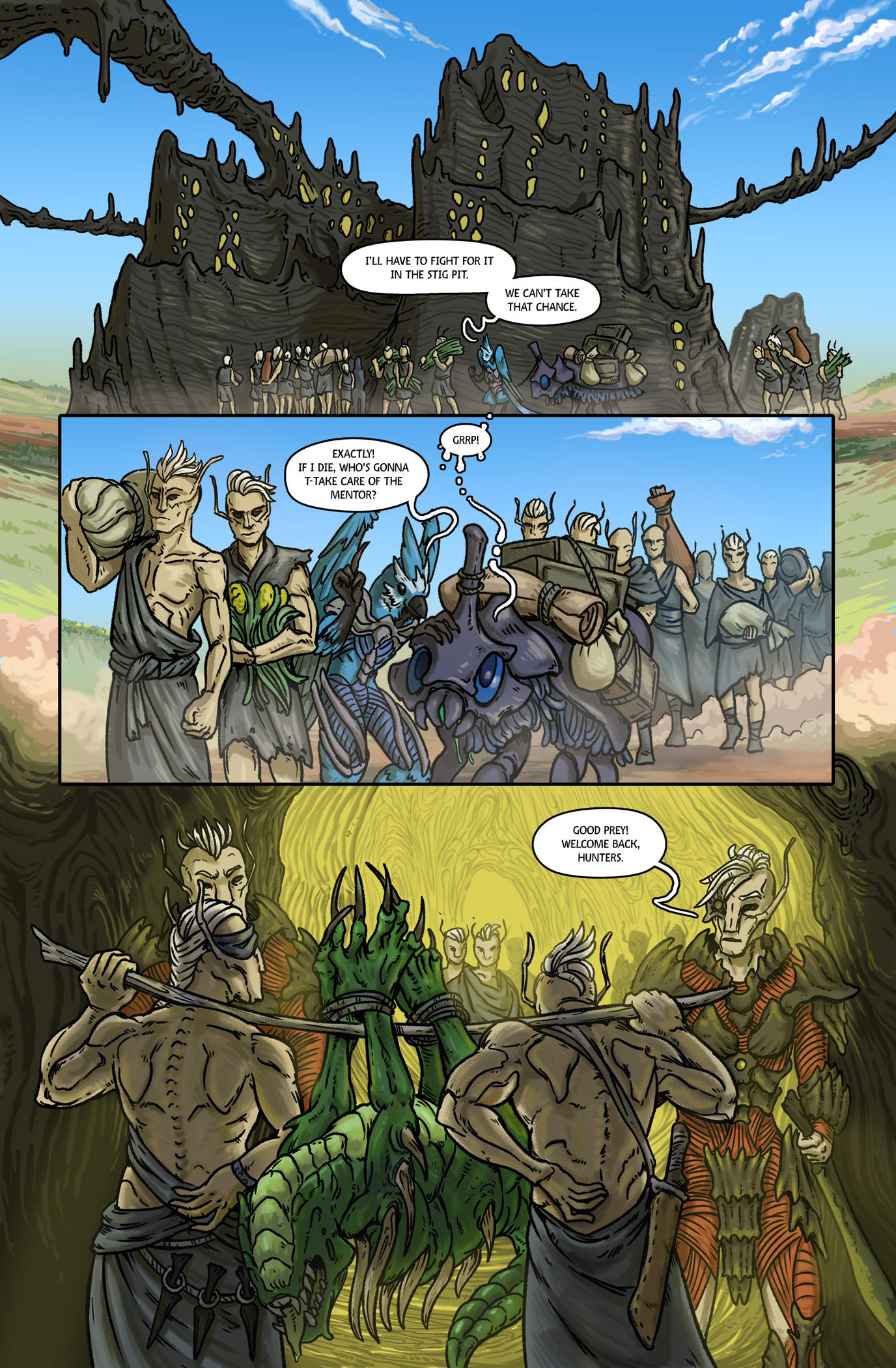 NEW* INTO THE PIT GRAPHIC NOVEL PREVIEW PAGES 