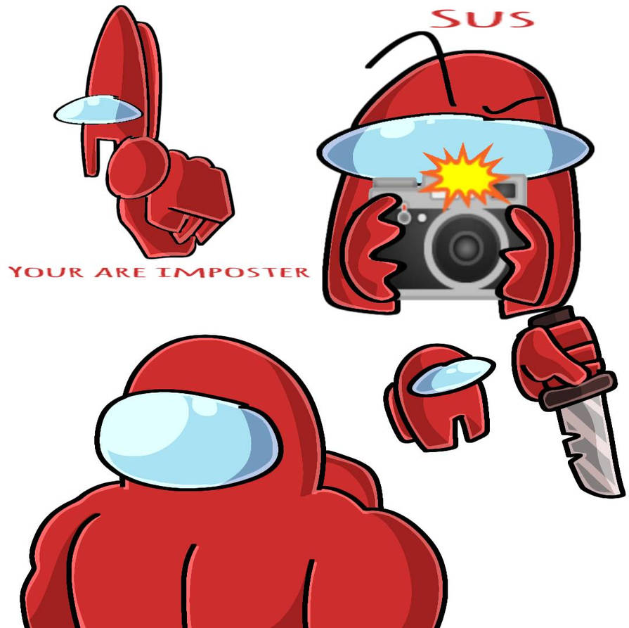 Red imposter random drawing by ElSgalum17 on DeviantArt