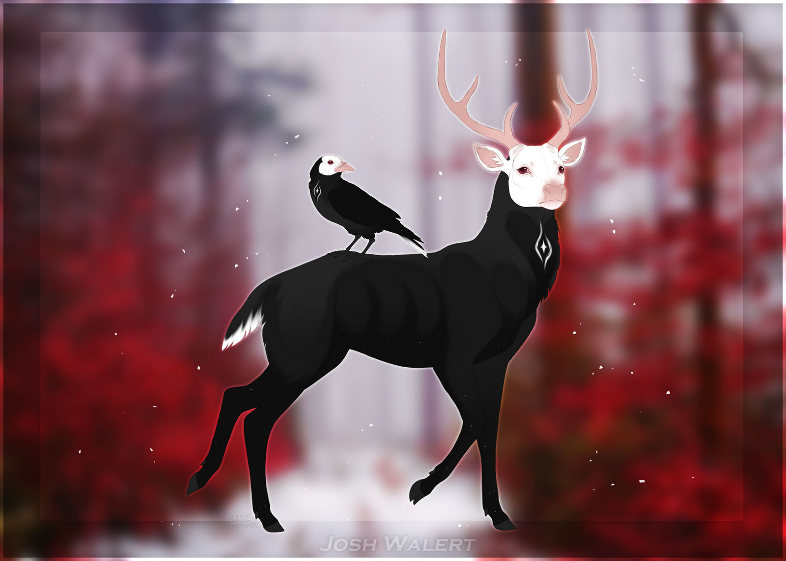 Adopt Deer\Raven - SOLD by Josh-Walert on DeviantArt
