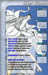 Silver Kitsune ID Card