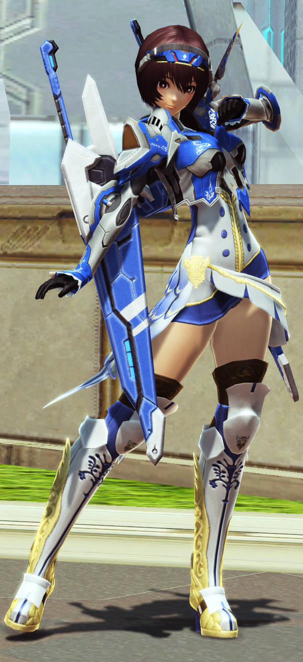 Anya Pavlov - Full Pose 2 - PSO2 Character Model by Solbadgreg on ...