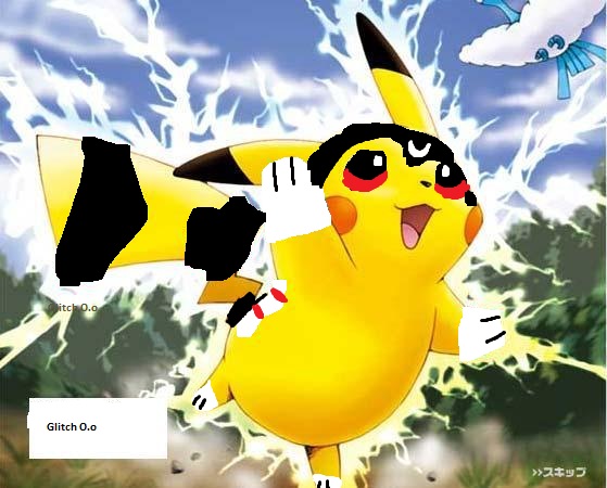 Defect Pikachu glitch the pikachu by PokemonFan27 on DeviantArt