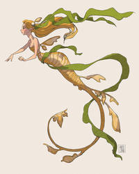 golden mermaid