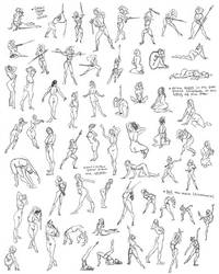 gesture drawings