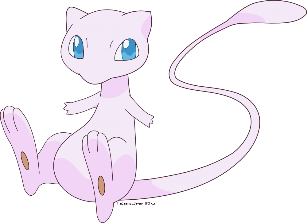 Free Mew Pokemon Vector by Emerald-Stock on DeviantArt