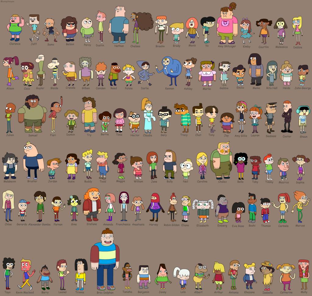 Clarence Deviantart Clarence student characters sheet by LeroyUrocyon on DeviantArt