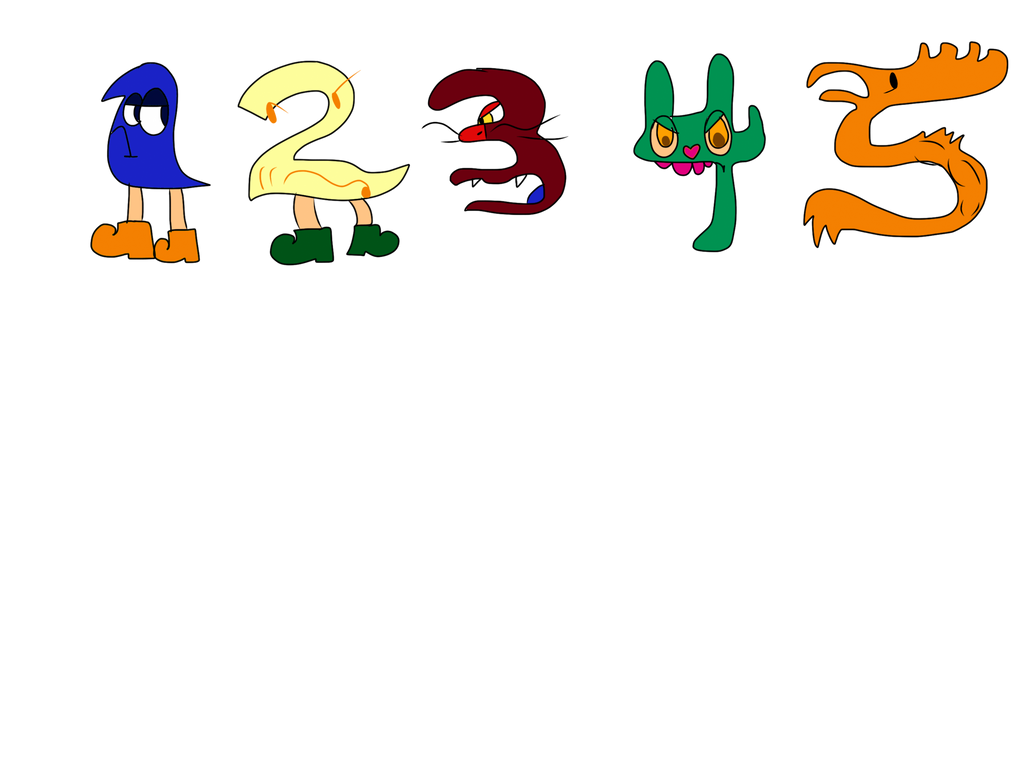 Number Creatures, But Oh No, Its Out of Context by Ninety48 on DeviantArt