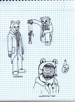 Manbearpig first sketches