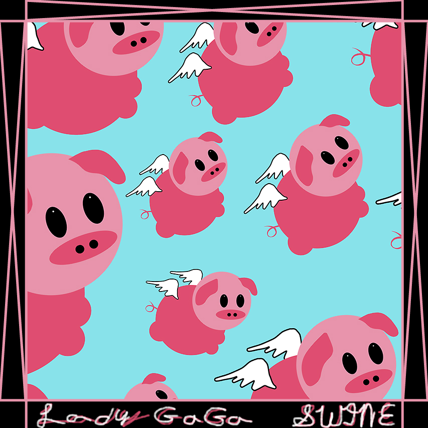 Swine Lady Gaga Single Cover Fan Art By Zarbebner On Deviantart