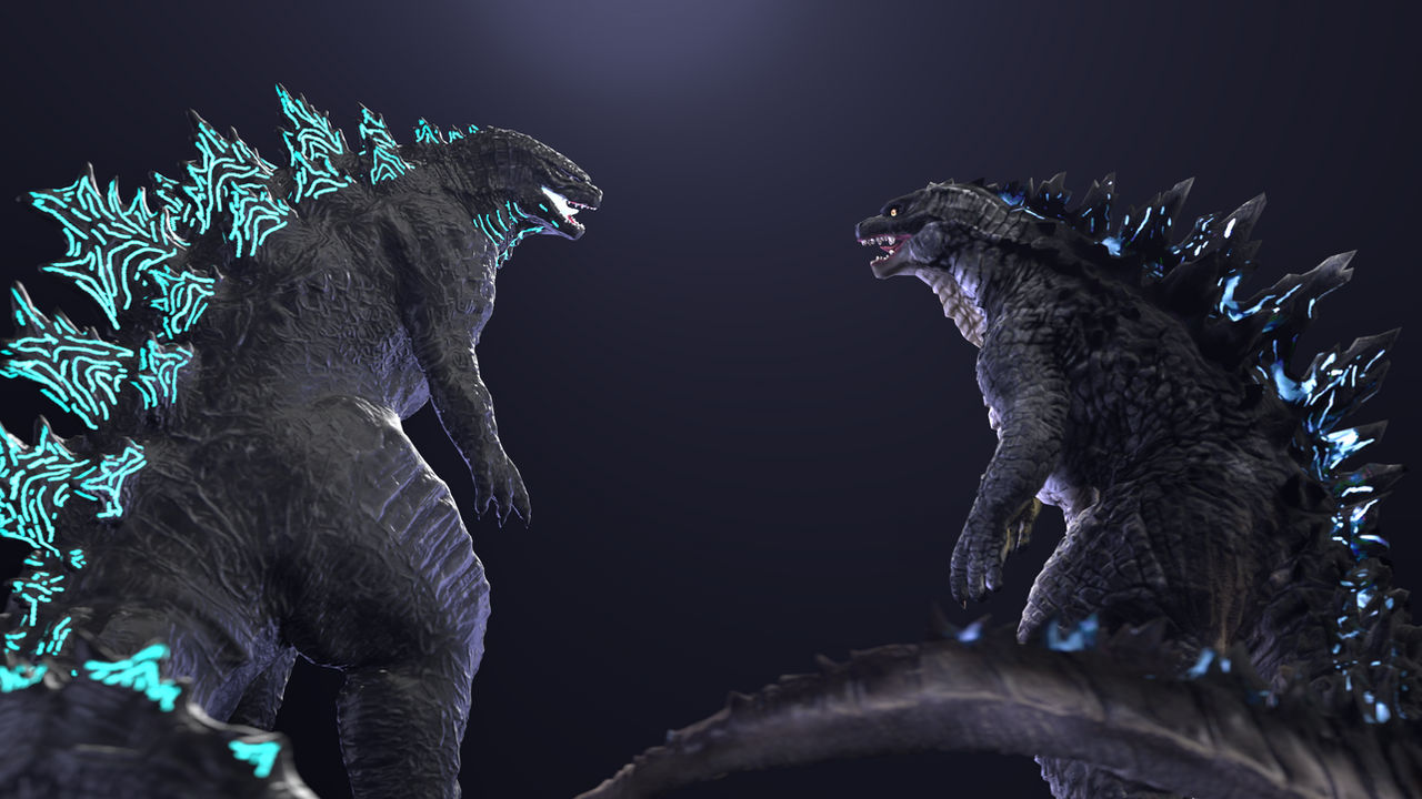 Meta Godzilla Old vs. New - Godzilla 2014 vs. Godzilla 2019 by KaijuFL on DeviantArt