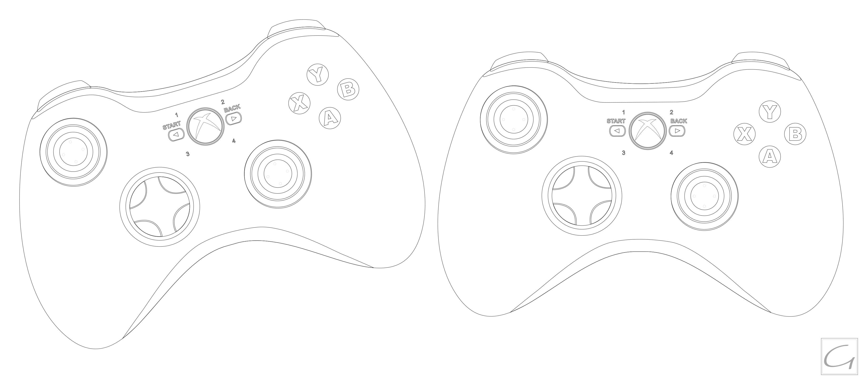 DESENHANDO XBOX 360 - DRAWING XBOX 360 