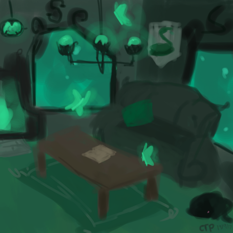 Slytherin Common Room Idea By Emma Penguin On Deviantart