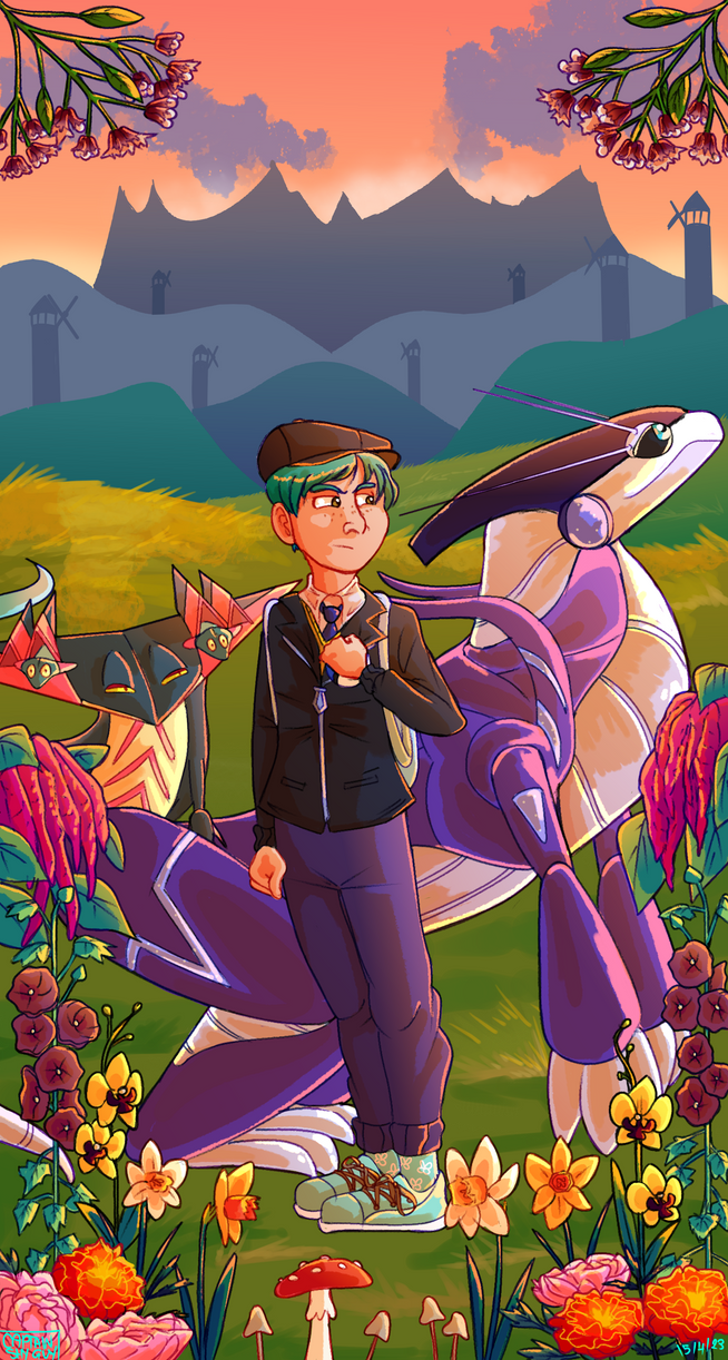 Flower Pokemon Inflation Flowers- Pokemon Violet by ShinyGastrodon on DeviantArt