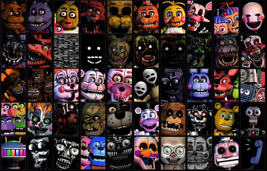 My UCN Character Roster by TheBluMan on DeviantArt