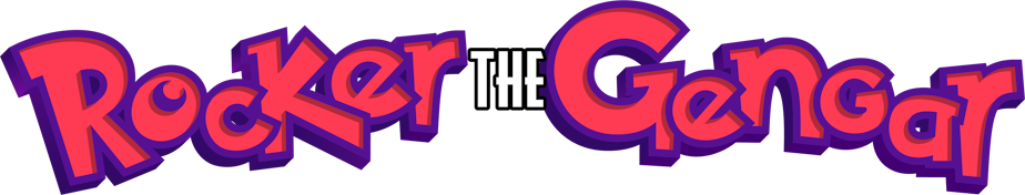 Rocker The Gengar logo pokemon