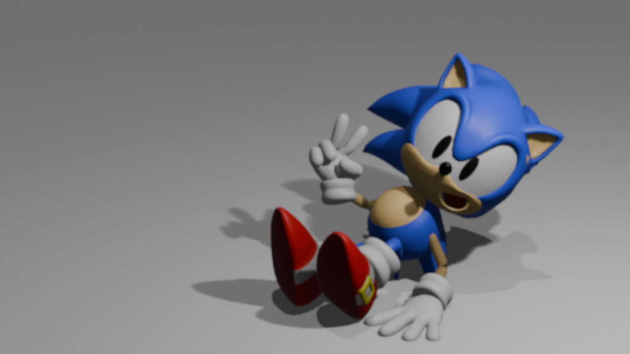 Classic Deviantart Classic sonic (Blender) by Sluggslider01 on DeviantArt