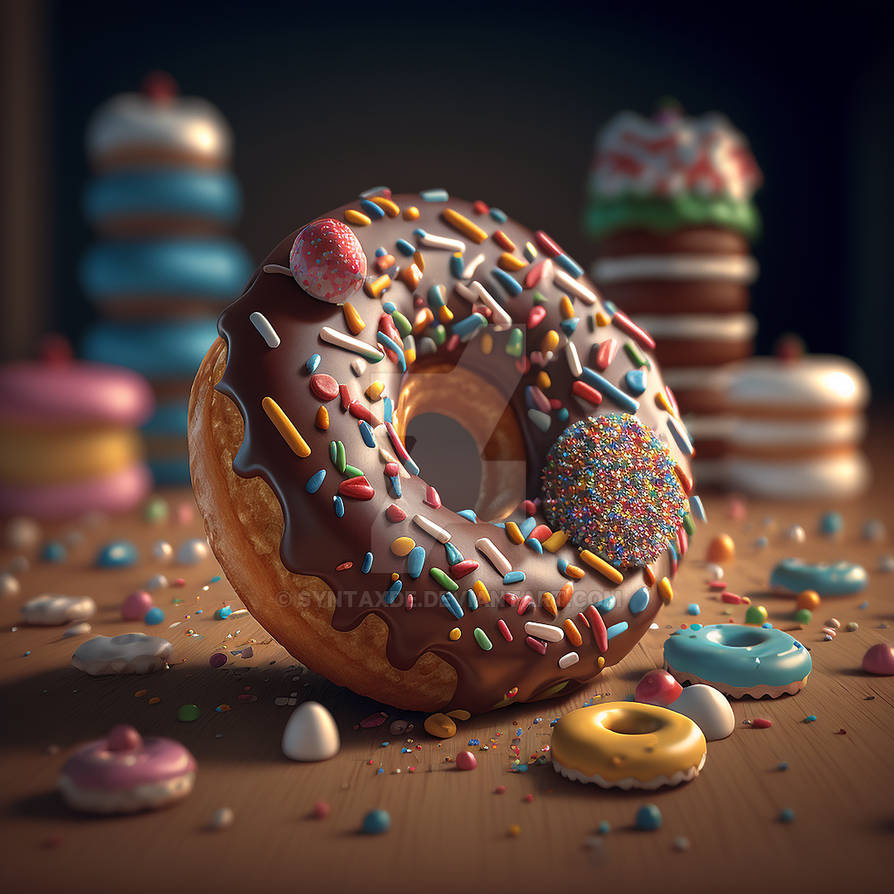 Chocolate Donut by syntaxDE on DeviantArt