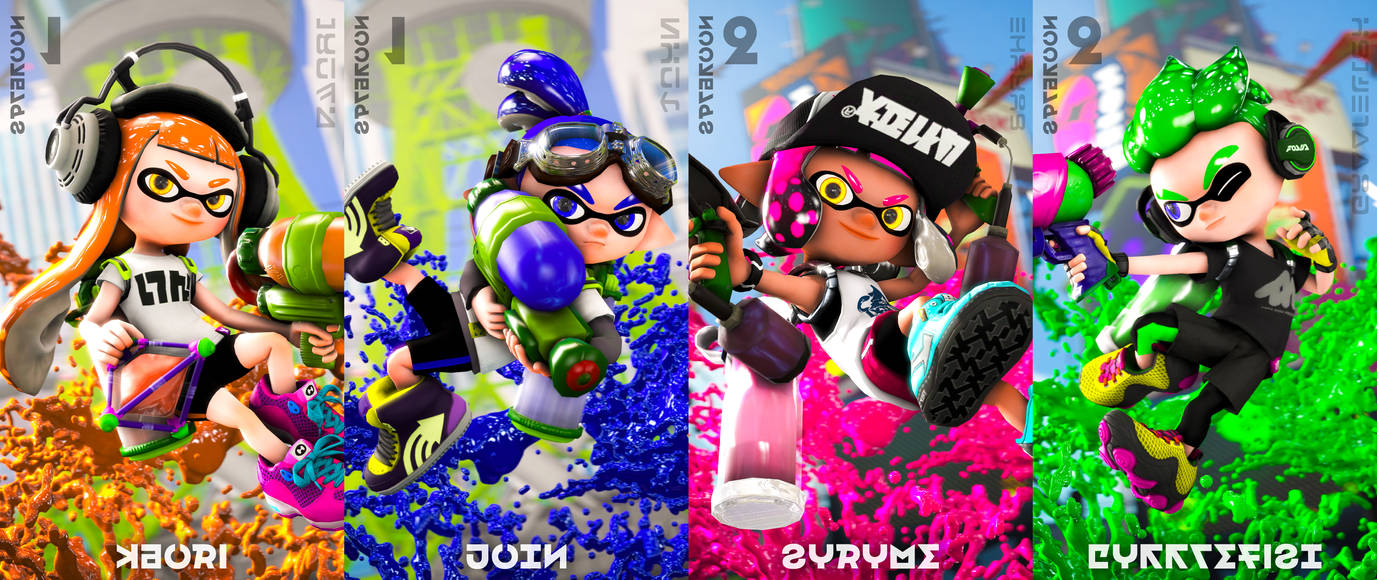 Splatoon SFM Splatoon 1 2 Inklings By Dex Innerline On DeviantArt splatoon-anime-character-design-pelucio-animais-fantasticos
