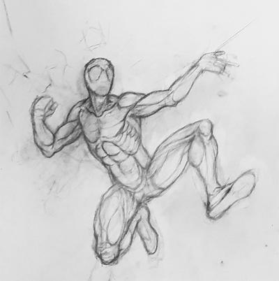 Spiderman anatomy study by ProfessorPicasso on DeviantArt