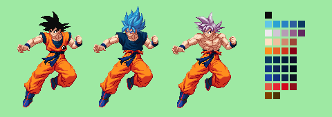 Dragon Ball Z colors –