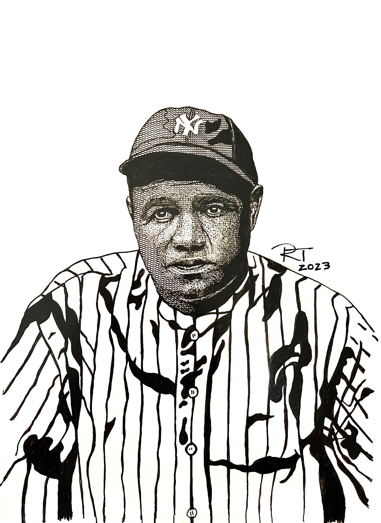 Babe Ruth By REXTHOMASART On DeviantArt