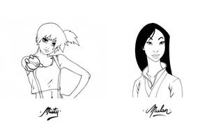 Misty and Mulan Commission Busts