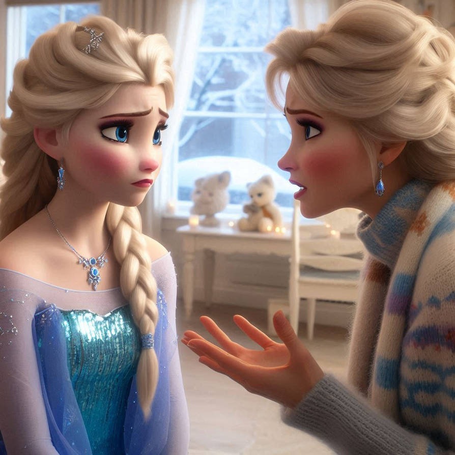 Elsa Behavior Mom Not Happy With Young Elsa's Behavior by Zenshur on DeviantArt