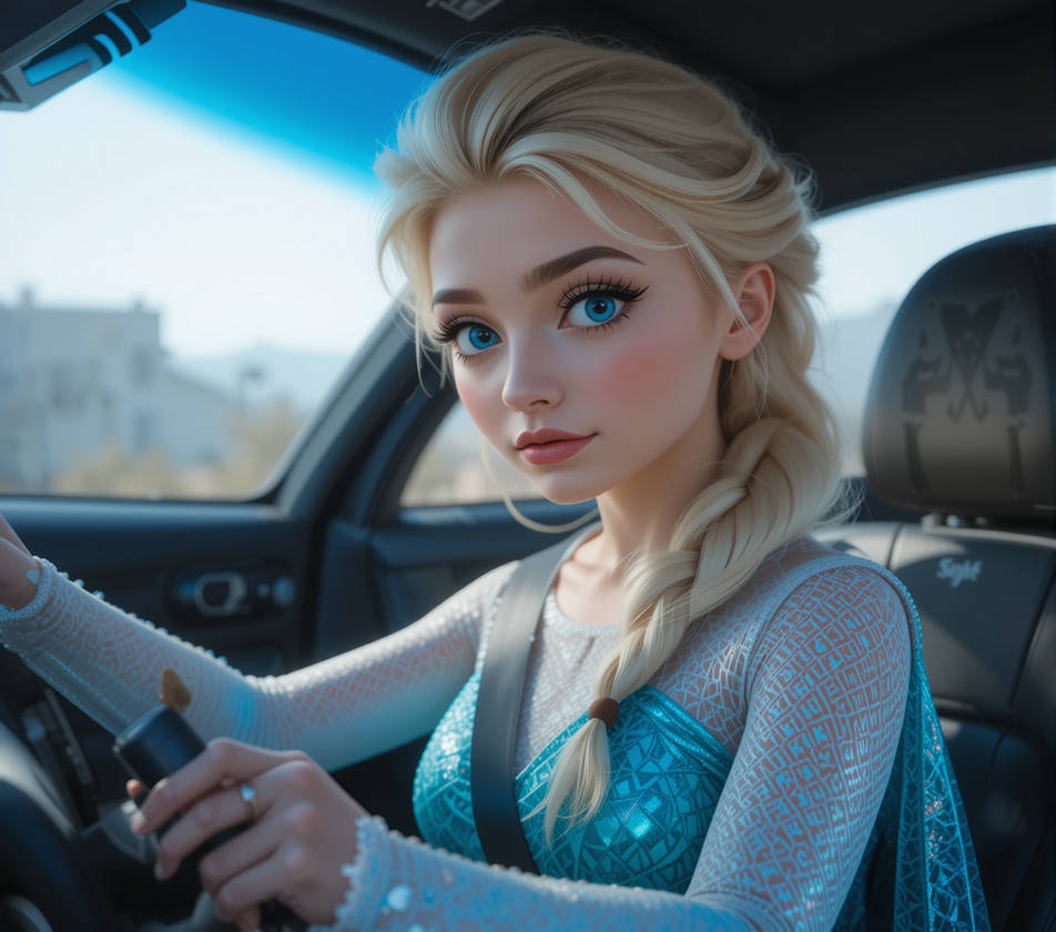 Fast Elsa Elsa as a Racer in the Fast and Furious Franchise by Zenshur on DeviantArt