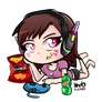 Chibi D.Va - Dorito Gamer Version