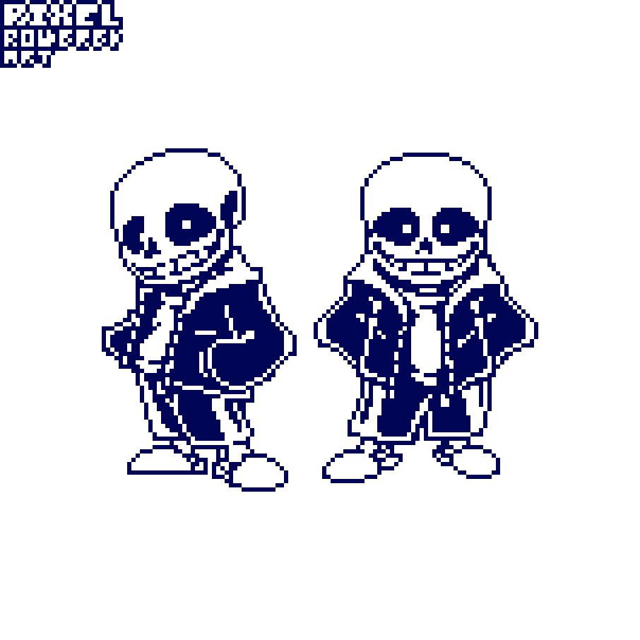 Pixilart - sans aus by Glitched-artist