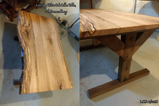 Live Edge Spalted White Oak Coffee Table