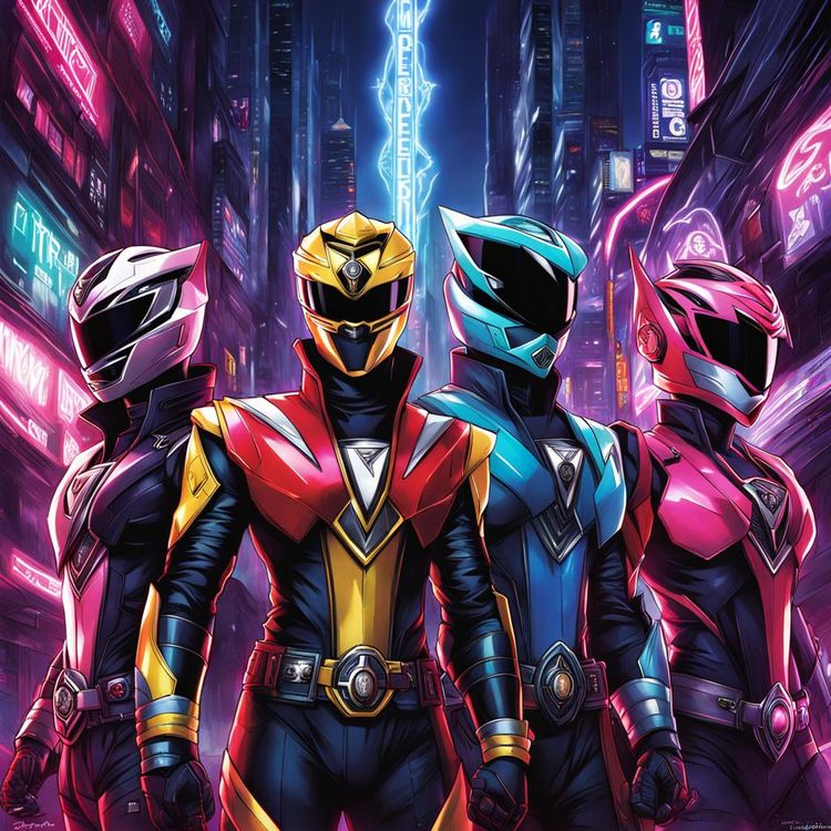 Power rangers cyberpunk by MrE456 on DeviantArt