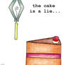 ThE cAkE iS a LiE