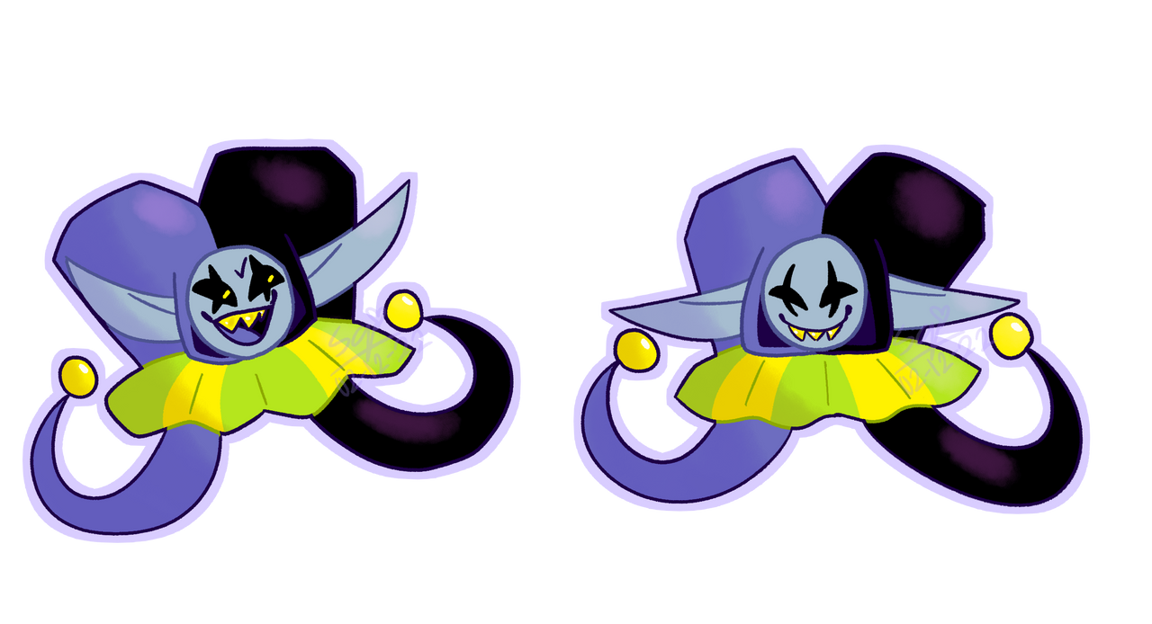 Jevil (deltarune fanart) by ClownRoundTown on DeviantArt